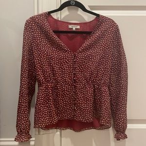 Madewell printed blouse